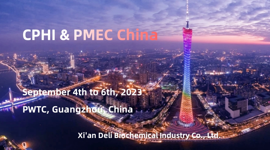 Xi'an Deli Biochemical Industry Co., Ltd. presenta hidroxipropil betadex y Betadex sulfobutil éter sódico en la exposición CPHI y PMEC de China